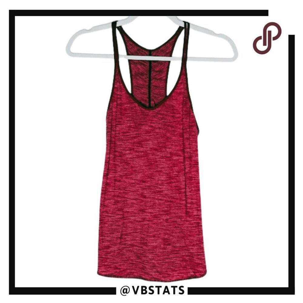 Lululemon Women's Heathered Racerback Performance Tank Top Red Size‎ Small